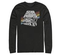 STAR WARS Big & Tall Men's Awesome 77 Tops Long Sleeve Tee Shirt, Black, 5X-Large