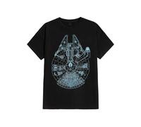 Star Wars - Blue Falcon - T-Shirt - Schwarz - S - 100% Baumwolle,Jersey Schwarz S