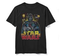 Star Wars Boys' Darth Vader Battle Black T-Shirt