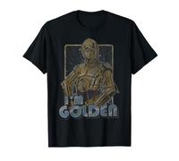 Star Wars C-3PO I'm Golden Card Vintage Portrait T-Shirt