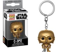 Funko Pop! Keychain: Star Wars - C-3PO - Neuartiger Schlüsselanhänger - Vinyl-Minifigur Zum Sammeln - Strumpffüller - Geschenkidee - Offizielle Handelswaren - Movies Fans - Minifigur