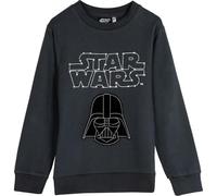Star Wars Unisex Kinder Cerdá Stitch Up Terry Zip French Sweatshirt, grau, 6 Jahre