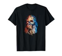 Star Wars Chewbacca Awesome Geometric Style Chewie Portrait T-Shirt