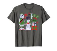 Star Wars Chewbacca Princess Leia and Yoda Christmas Holiday T-Shirt
