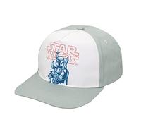 Star Wars Classic Embroidered Logo Flatbrim Baseball Cap Hat, Boys Youth, Black & Red