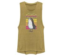 STAR WARS Damen Retro PORG Big Halftones Hemd, Gold Heather, Mittel