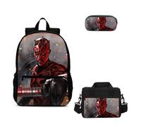 Star Wars Darth Maul Schulrucksack Insultaed Lunchtasche Umhängetasche Stiftebox - Nur Umhängetasche