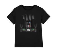 Star Wars Darth Vader Costume Kinder T-Shirt, Schwarz, 5-6 J