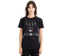 Star Wars Darth Vader Costume Ladies T Shirt, Black, Medium