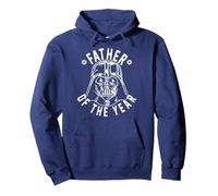 Star Wars Darth Vader Father of The Year Helmet Portrait Pullover Hoodie, Unisex für Erwachsene, Marineblau, L