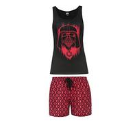 Star Wars Darth Vader Pyjama schwarz/rot XS