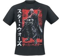 Star Wars Darth Vader Samurai Männer T-Shirt schwarz XXL