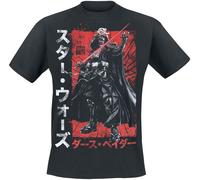 Star Wars Darth Vader Samurai T-Shirt schwarz in XL