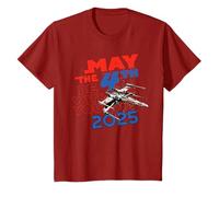 Star Wars Day: May the 4th Be With You 2025 X-Wing Fighter T-Shirt