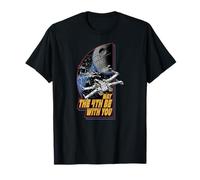 Star Wars Day May the 4th Be With You Vintage Space Battle T-Shirt