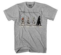 Star Wars Death Star Road Stormtrooper Kreuzung Mens T-Shirt (X-Large, Grey Heather)