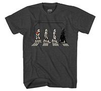 Star Wars Death Star Road Stormtrooper Kreuzung Mens T-Shirt (XX-Groß, Dunkles Anthrazit Heather)