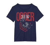 Star Wars Der Aufstieg von Skywalker Kylo Ren New Order T-Shirt, Damen Große Größen, Marineblau, 5X