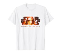 Star Wars Episode 3 Anakin & Obi-Wan Lava Logo T-Shirt