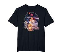 Star Wars Episode IV: A New Hope Vintage Movie Art T-Shirt, Herren Große Größen, Schwarz, 2X Tall