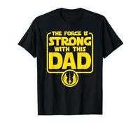 Star Wars Father's Day Force is Strong Dad Vater Papa T-Shirt