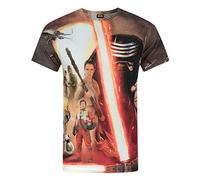 Star Wars Force Awakens Heroes & Villains Sublimation Men's T-Shirt