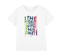 Star Wars Force is Strong Kinder T-Shirt, Weiß, 12-13 J