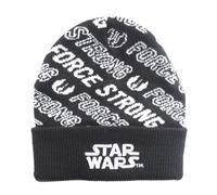Star Wars - "Force" Mütze für Herren/Damen Unisex (Schwarz/Weiß) Einheitsgröße