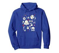Star Wars Galactic Empire Ornaments Holiday Pullover Hoodie, Unisex für Erwachsene, Königsblau, XL