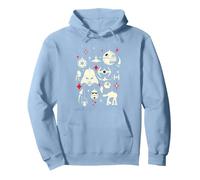 Star Wars Galactic Empire Ornaments Holiday Pullover Hoodie, Unisex für Erwachsene, Taubenblau, XXL