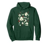 Star Wars Galactic Empire Ornaments Holiday Pullover Hoodie, Unisex für Erwachsene, Waldgrün, XXL