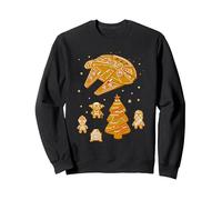 Star Wars Gingerbread Rebels Sweatshirt, Unisex für Erwachsene, Schwarz, L
