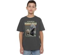 Star Wars Grogo Legend Continues Unisex Kids T Shirt, Charcoal, 5-6 Years