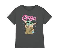 Star Wars Grogu Bubble Unisex Kids T Shirt, Charcoal, 5-6 Years