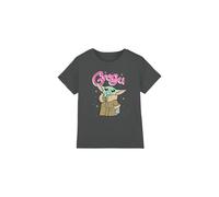 Star Wars Grogu Bubble Unisex Kids T Shirt, Charcoal, 5-6 Years
