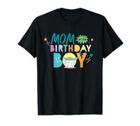 Star Wars Grogu Mandalorian Toon Mom of the Birthday Boy T-Shirt