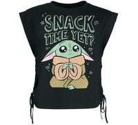 Star Wars Grogu - Snack Time Yet? Top schwarz in S