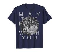 Star Wars Group Shot May The Force Be with You Overlay T-Shirt, Herren, Marineblau, M