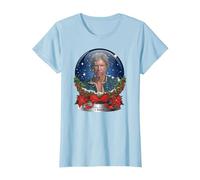 Star Wars Han Solo I Know Snow Globe Holiday T-Shirt, Damen, Himmelblau, S