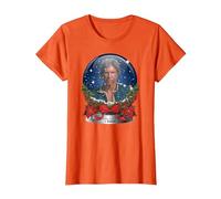Star Wars Han Solo I Know Snow Globe Holiday T-Shirt, Damen, Orange, L