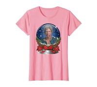 Star Wars Han Solo I Know Snow Globe Holiday T-Shirt, Damen, Rosa, L