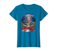 Star Wars Han Solo I Know Snow Globe Holiday T-Shirt, Damen, Saphir, L