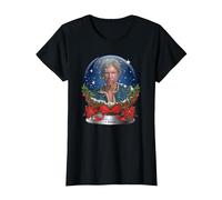 Star Wars Han Solo I Know Snow Globe Holiday T-Shirt, Damen, Schwarz, M