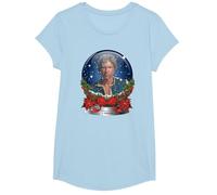 Star Wars Han Solo I Know Snow Globe Holiday T-Shirt, Mädchen, Himmelblau, S