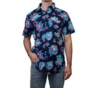 Star Wars Herren Shirt Hemd mit Button-Down-Kragen, Peacoat Pulled Cords, Mittel