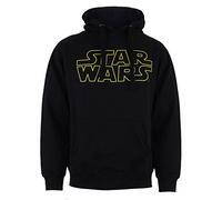 Star Wars Herren Basic Logo Hoodie, Schwarz, S EU