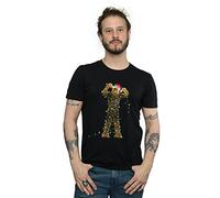 Star Wars Herren Chewbacca Christmas Lights T-Shirt XXX-Large Schwarz