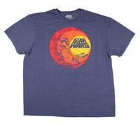 Star Wars Herren Fett Up T-Shirt, Marineblau, meliert, XL