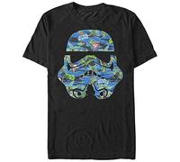 Star Wars Herren Hula Helmet Graphic T-shirt, Schwarz, 5XL