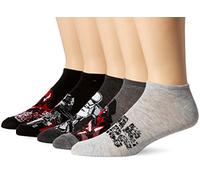 STAR WARS Herren Klassische 5er-Pack No Show Lässige Socken, Black Prime, 43-47 EU (8er